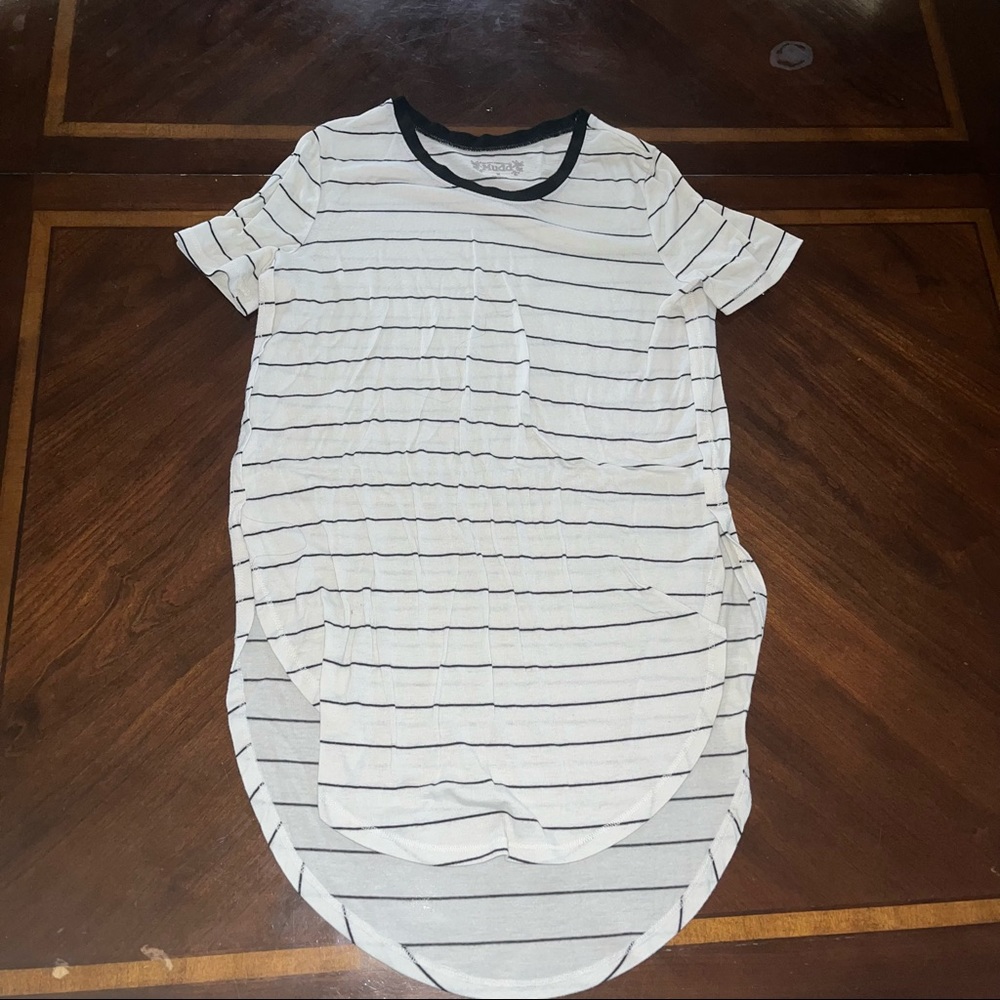 Long striped tee